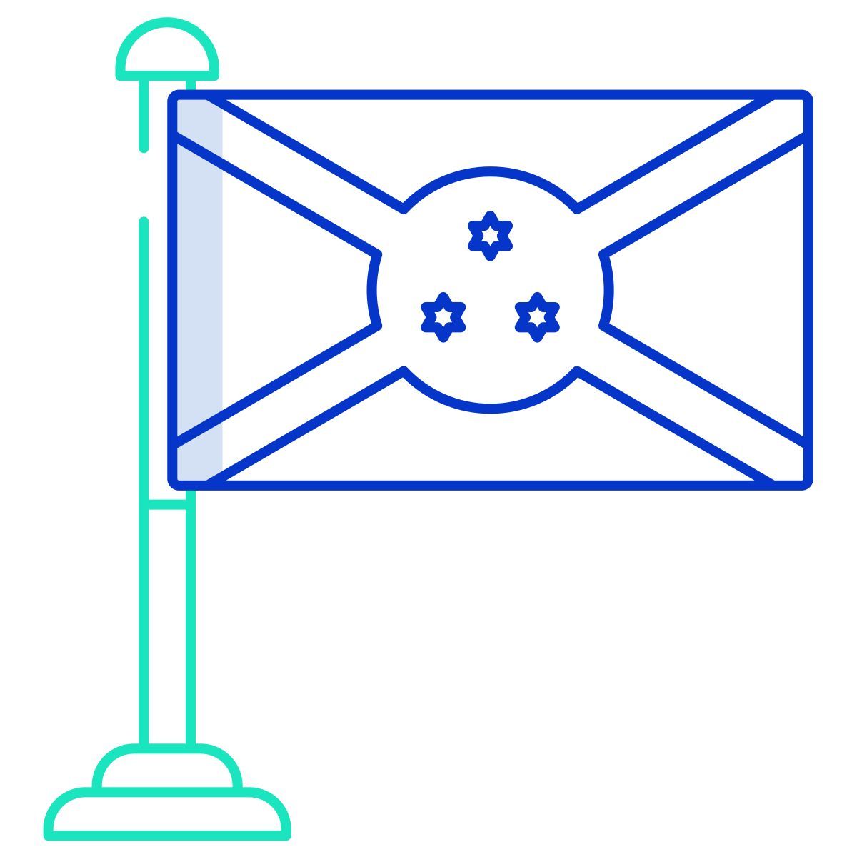 부룬디 국기 icon