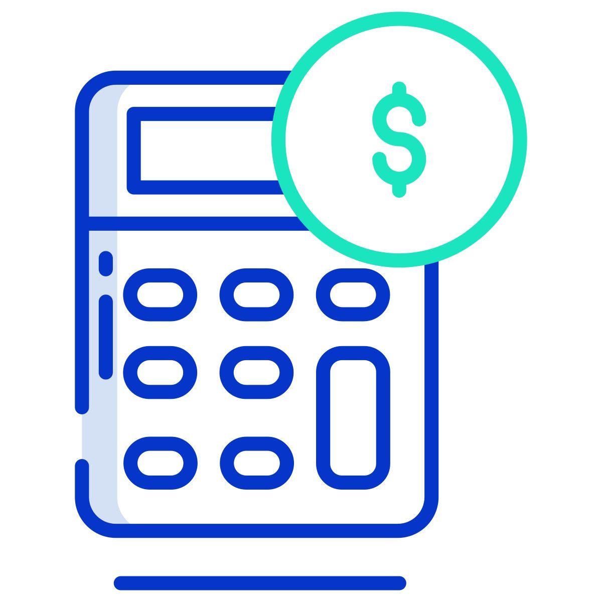 calculer le total icon