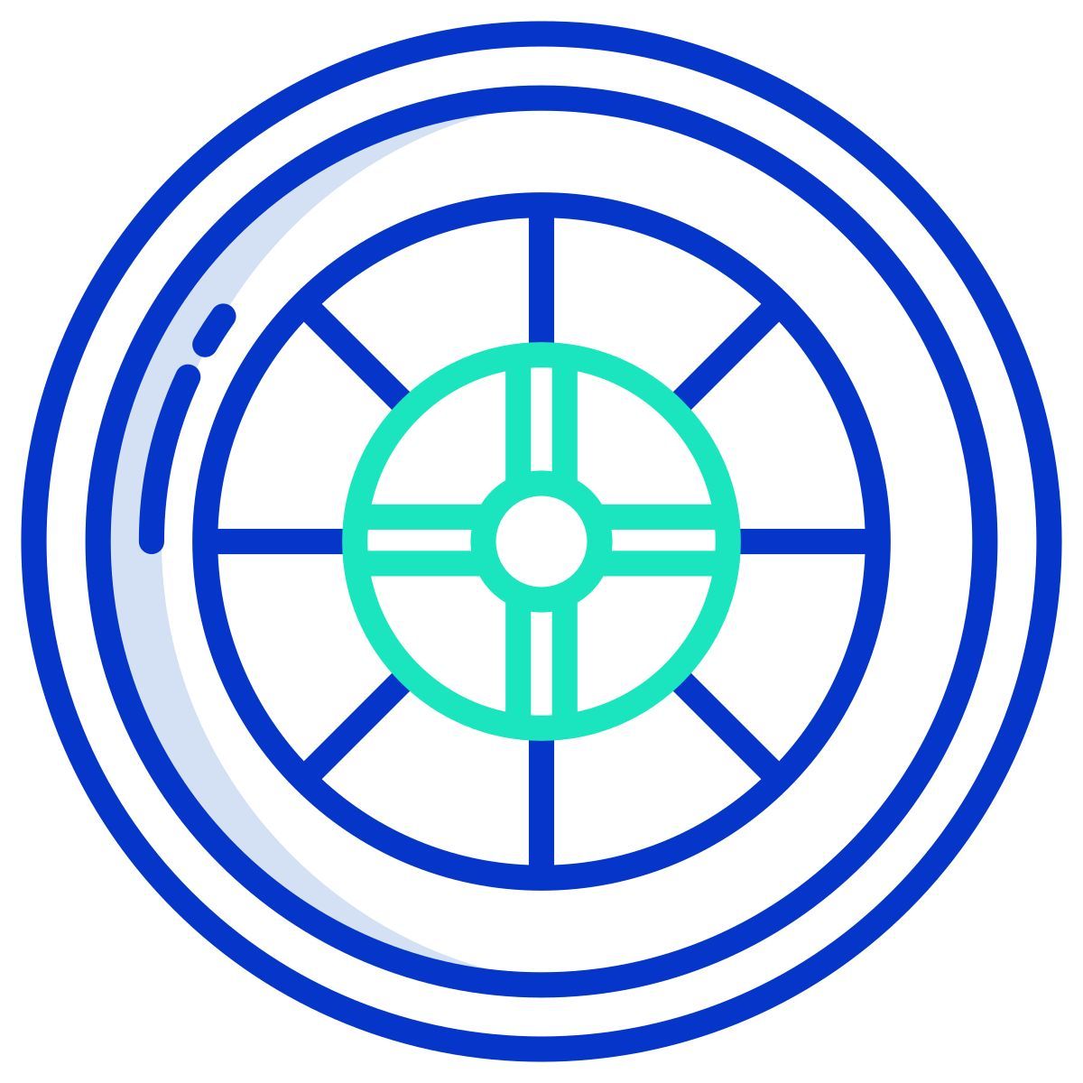 casino roulette icon