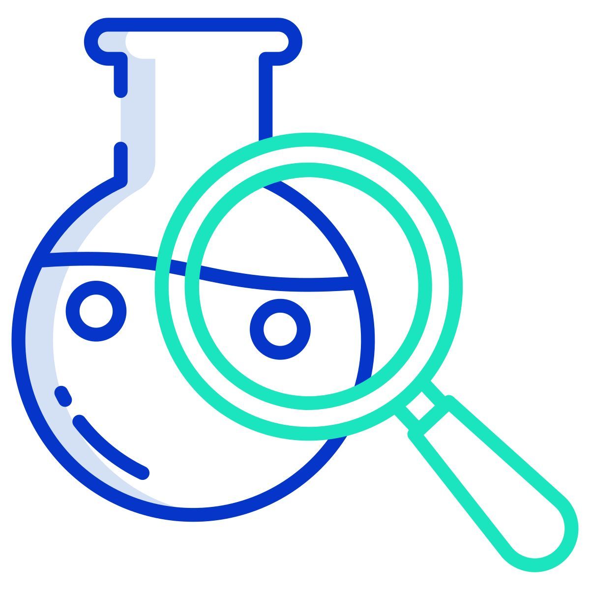 chemical analysis icon
