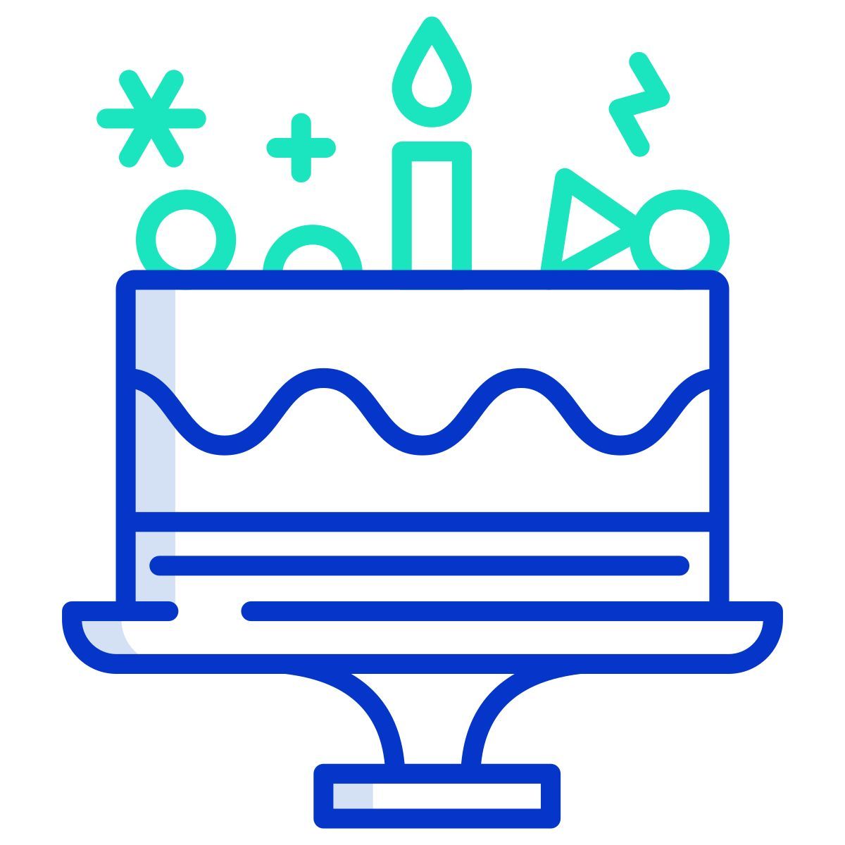 christmas cake icon