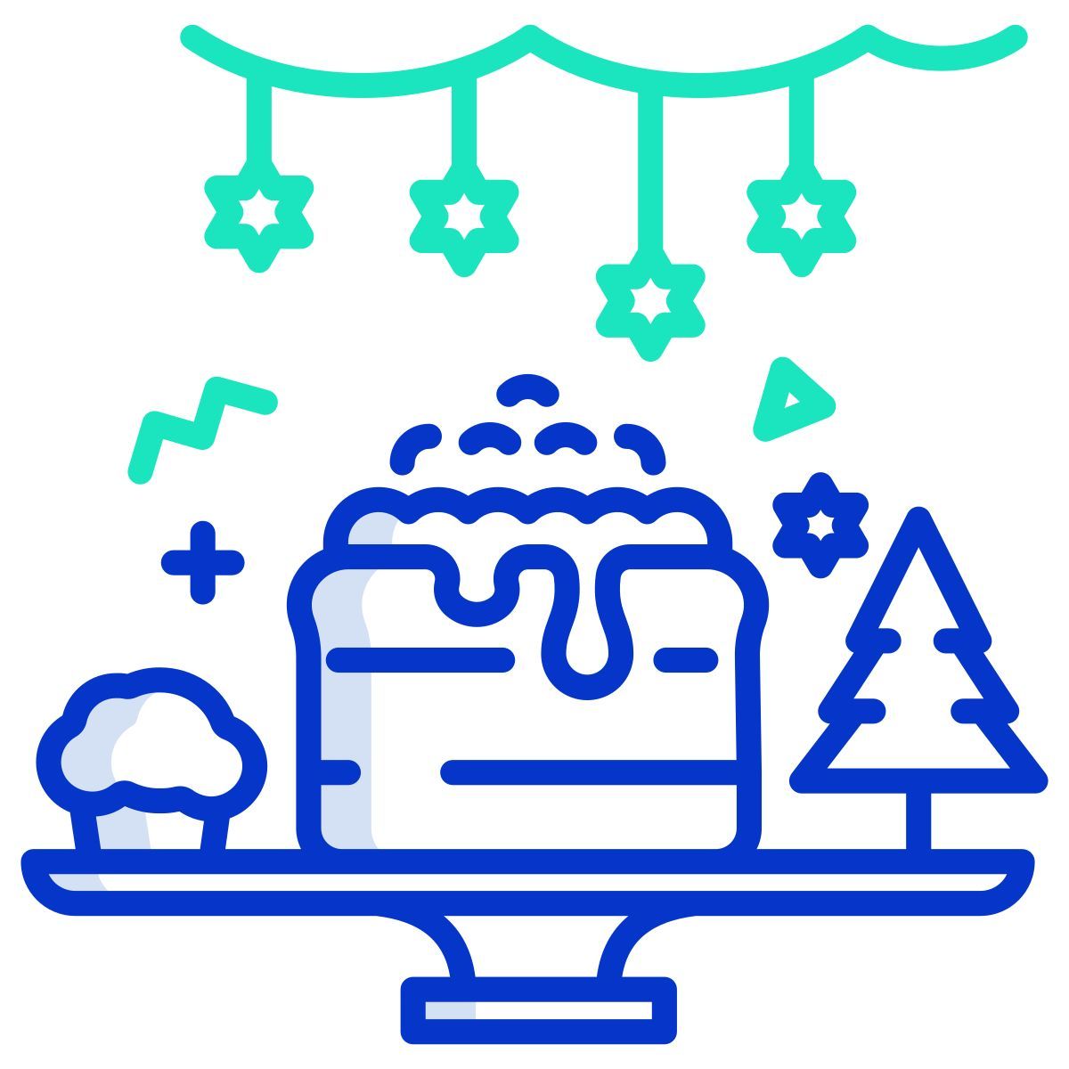 christmas cakes icon