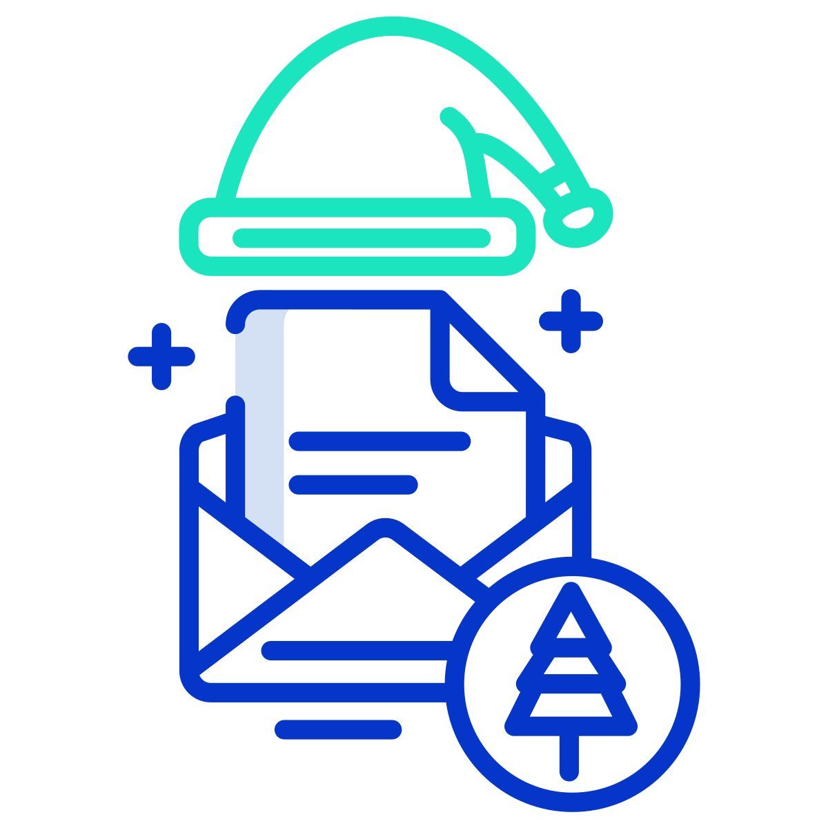 christmas greetings icon