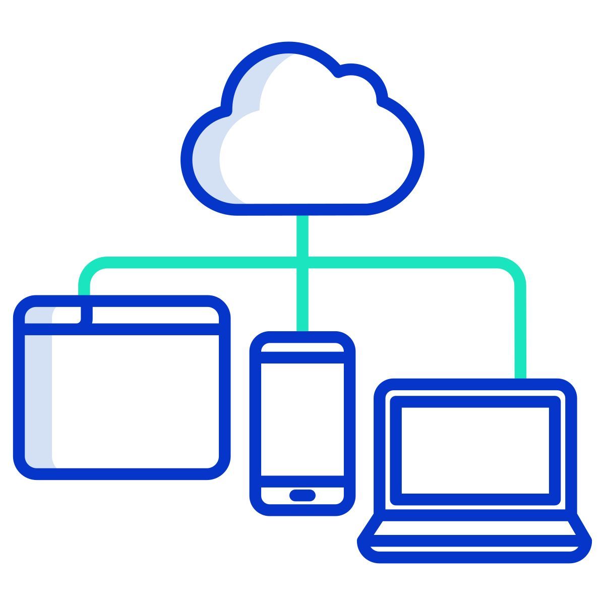 Cloud computing icon