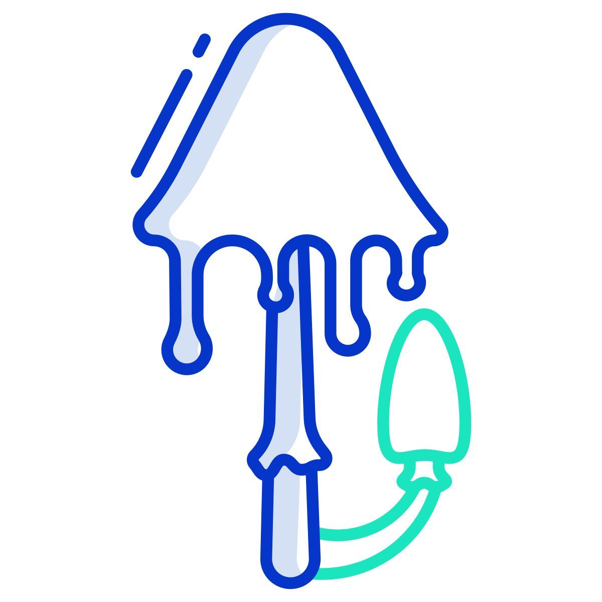 champignon à capuchon d'encre commun icon