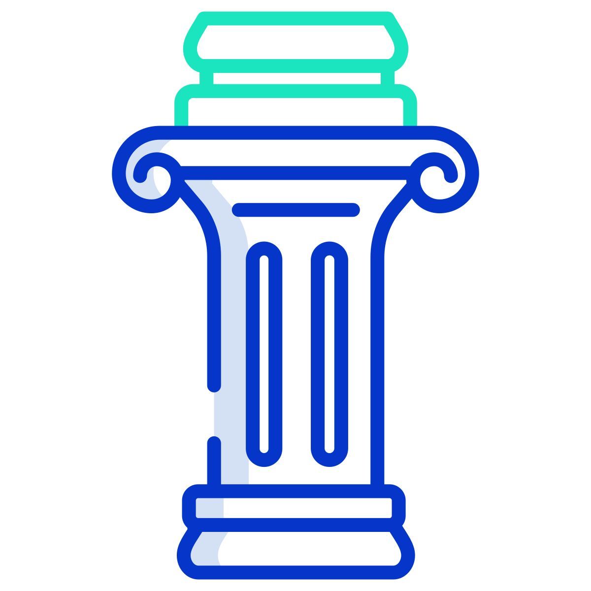 corinthian pillar icon