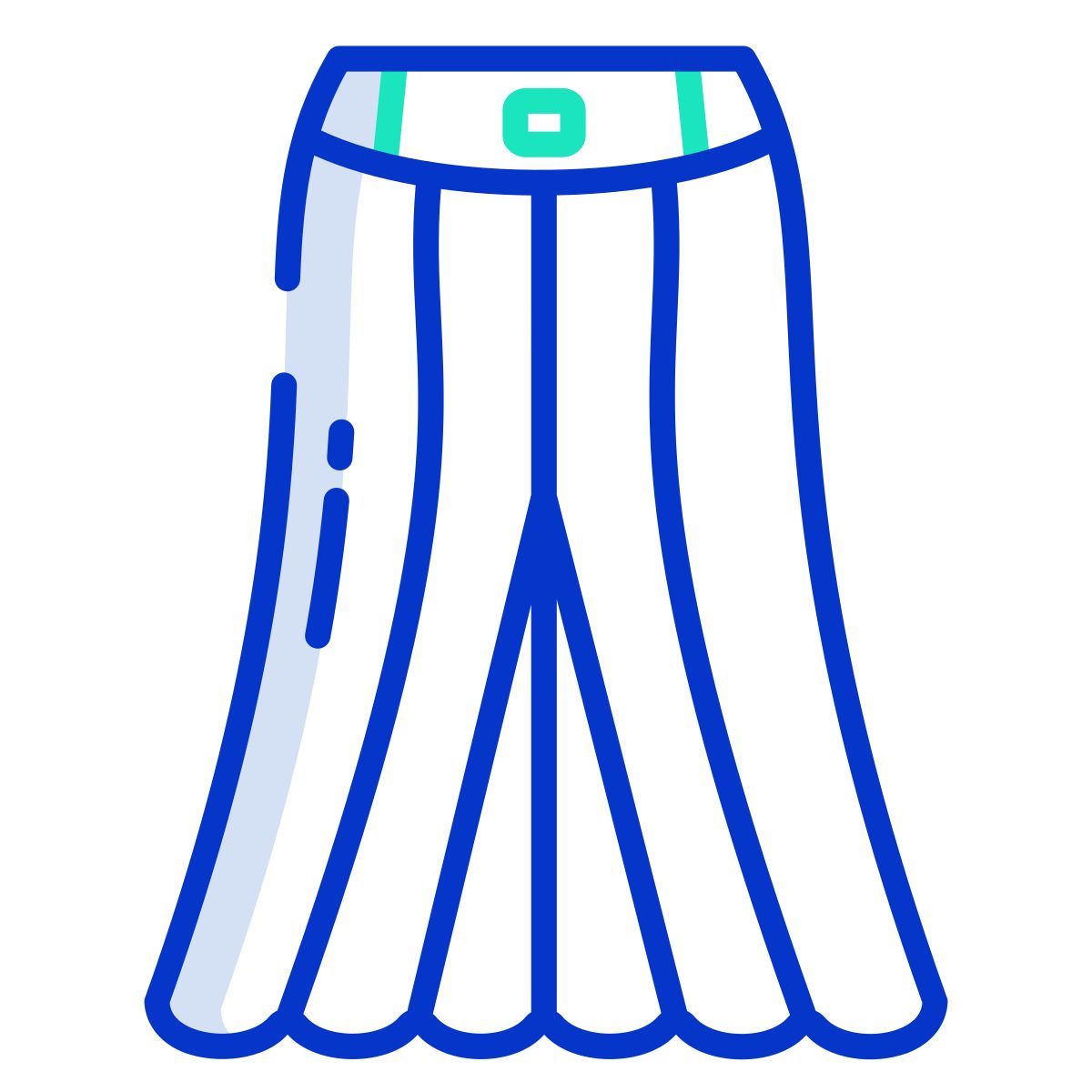 cowl skirt icon