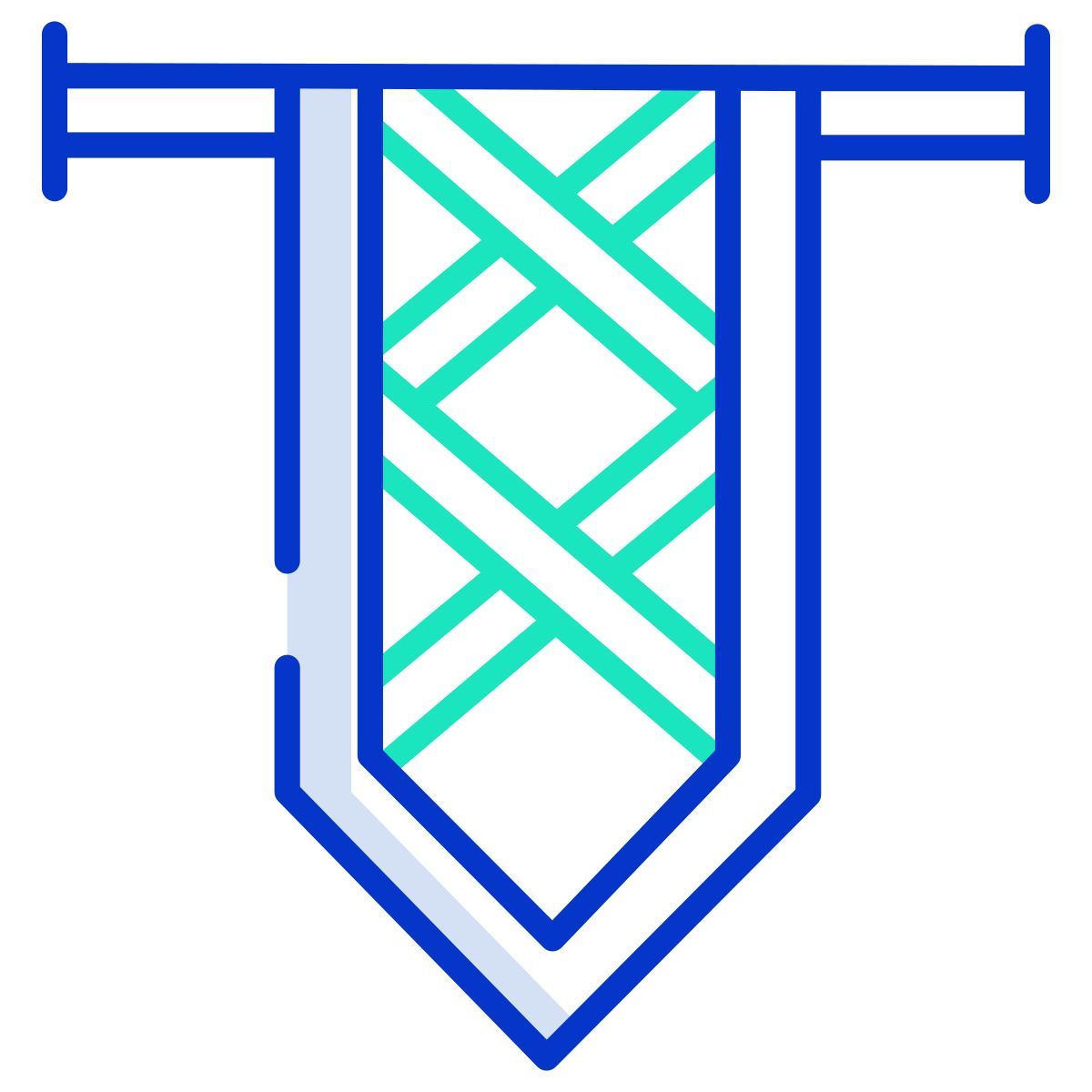 criss cross flag icon