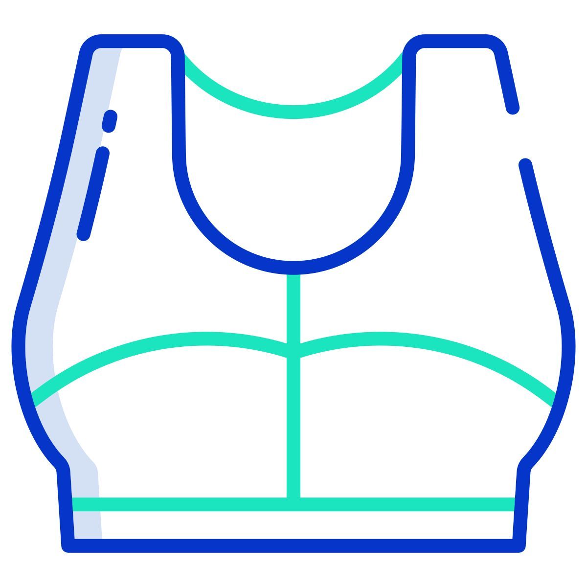 crop top icon