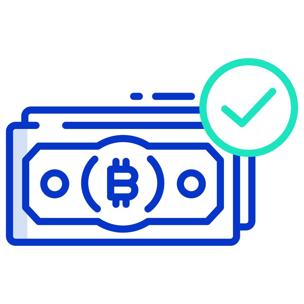 crypto accepted icon