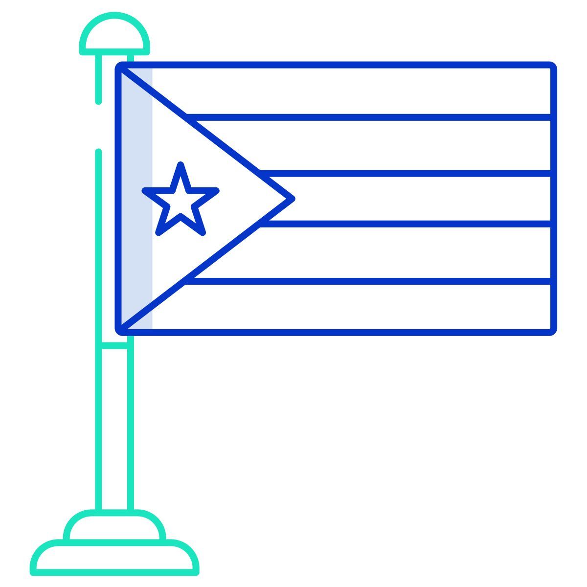 cuba flag icon