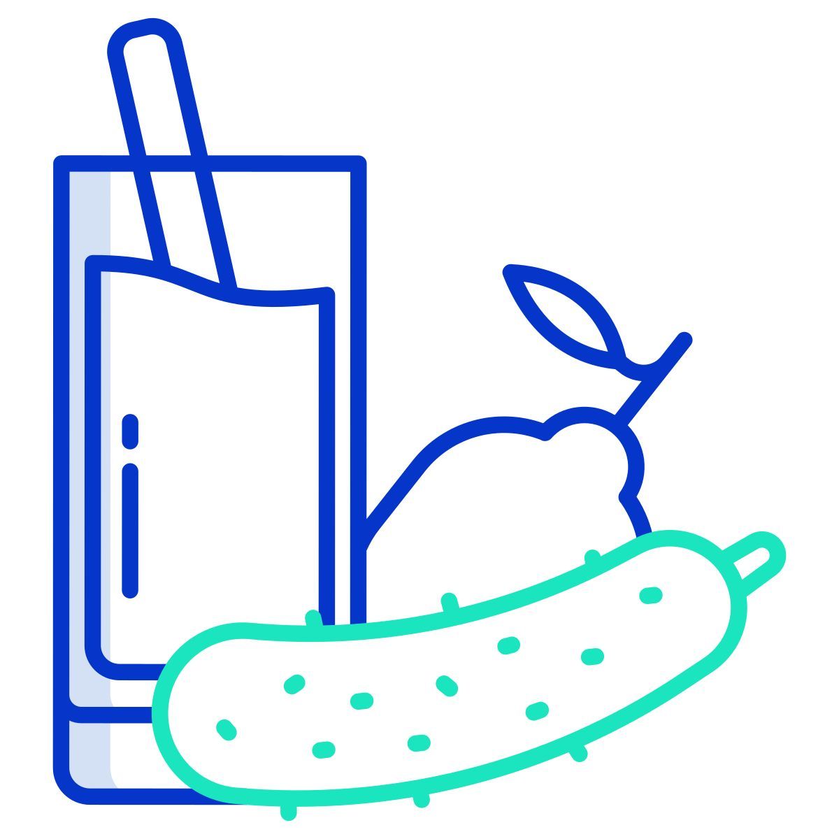 cucumber and lemon icon