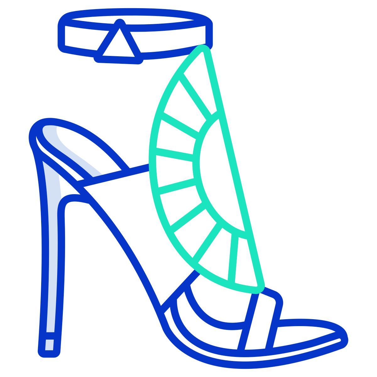 designer high heel icon