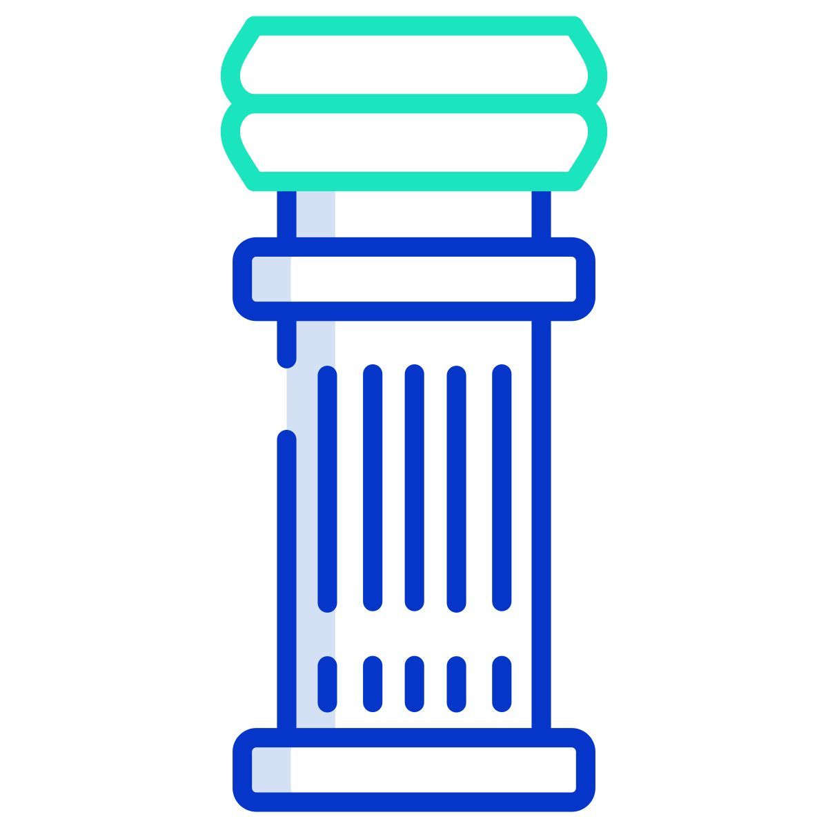 doric pillar icon