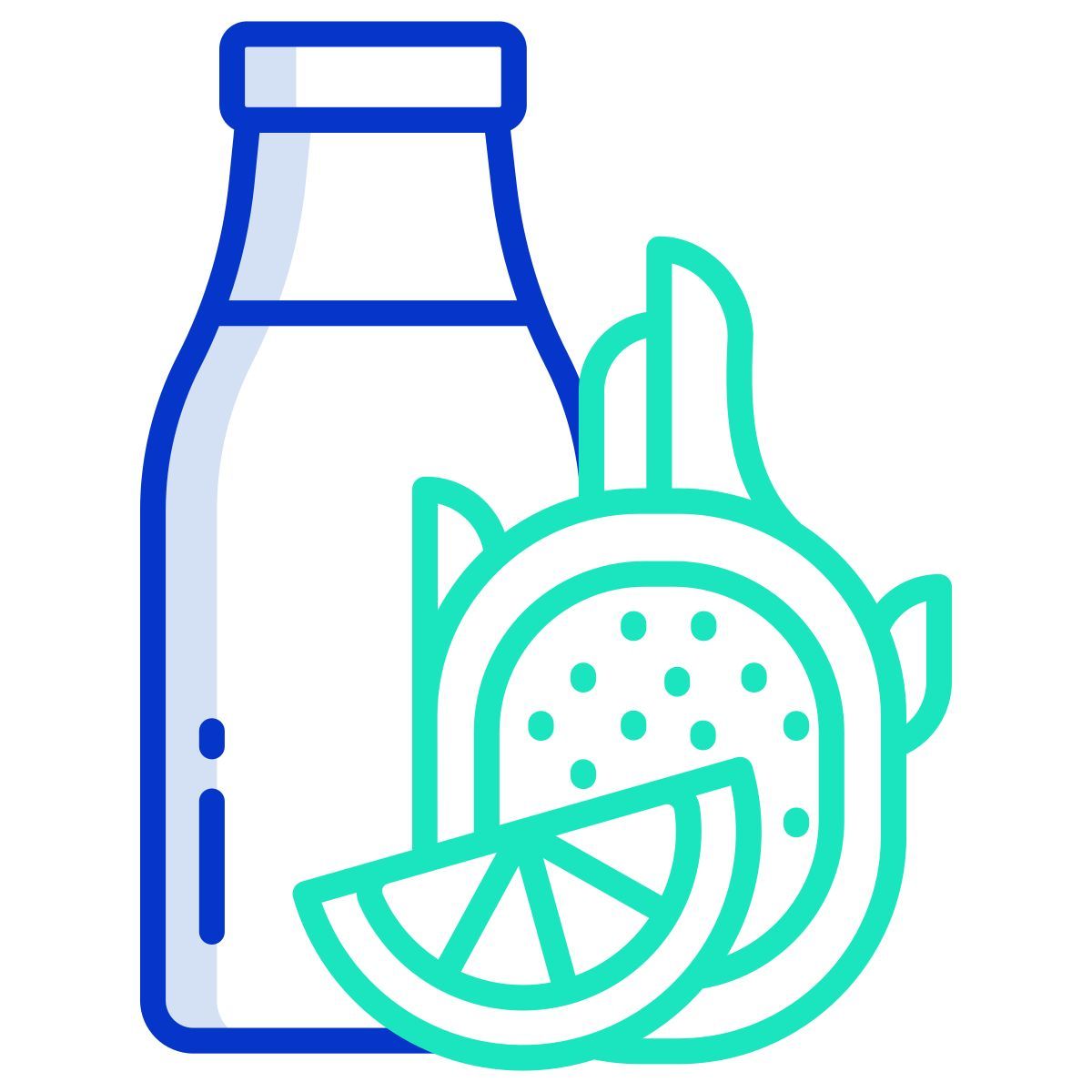 dragon fruit lemon smoothie icon