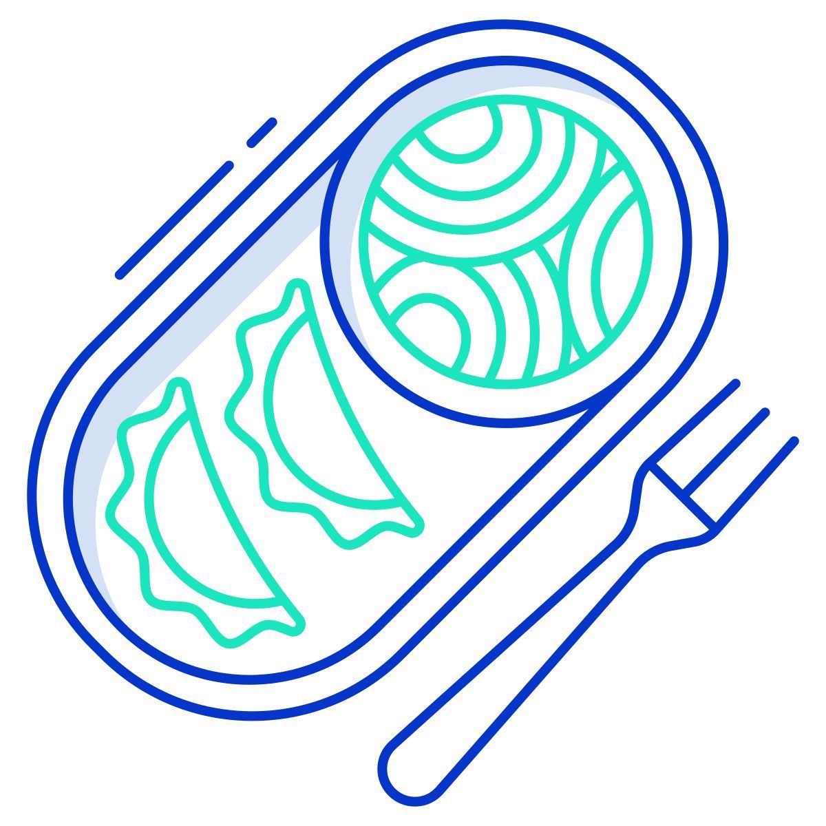 dumplings and noodles icon