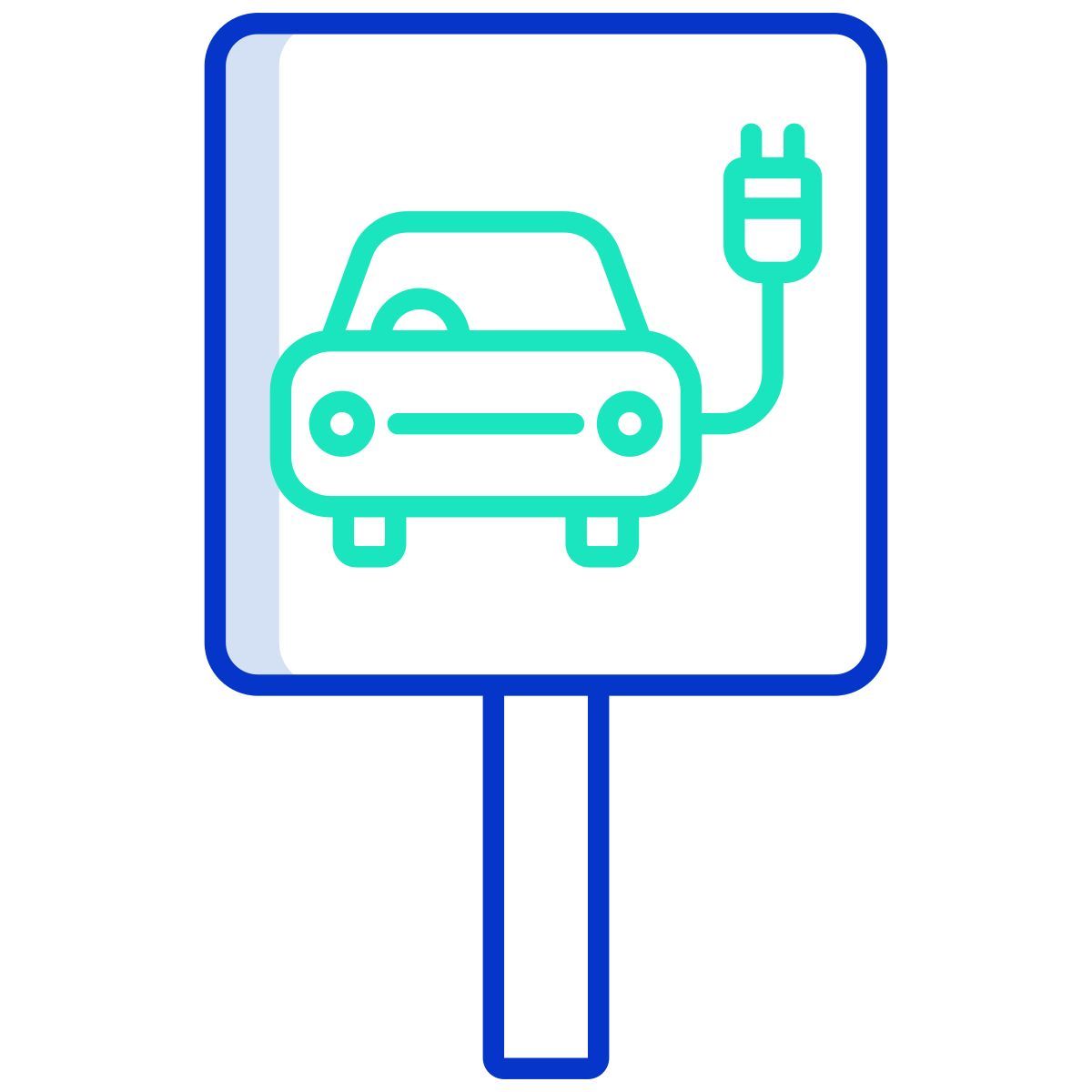 ev station board icon