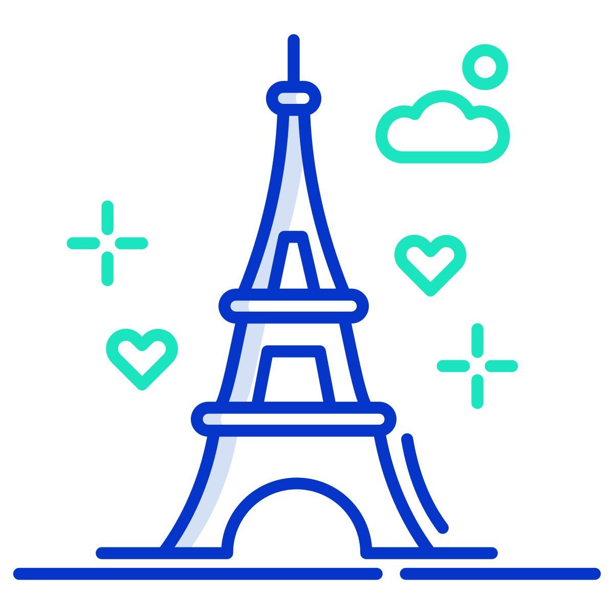eiffel tower icon