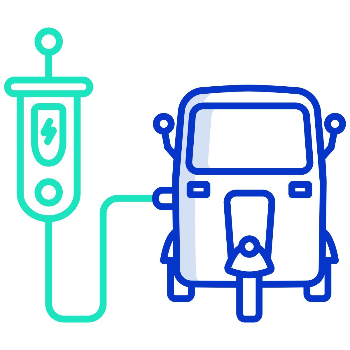 electric auto icon