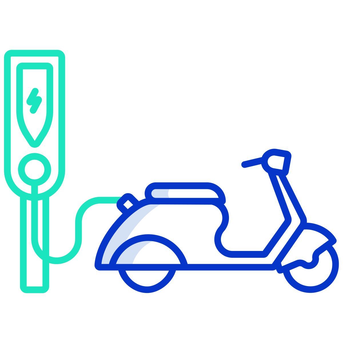 electric scooter icon