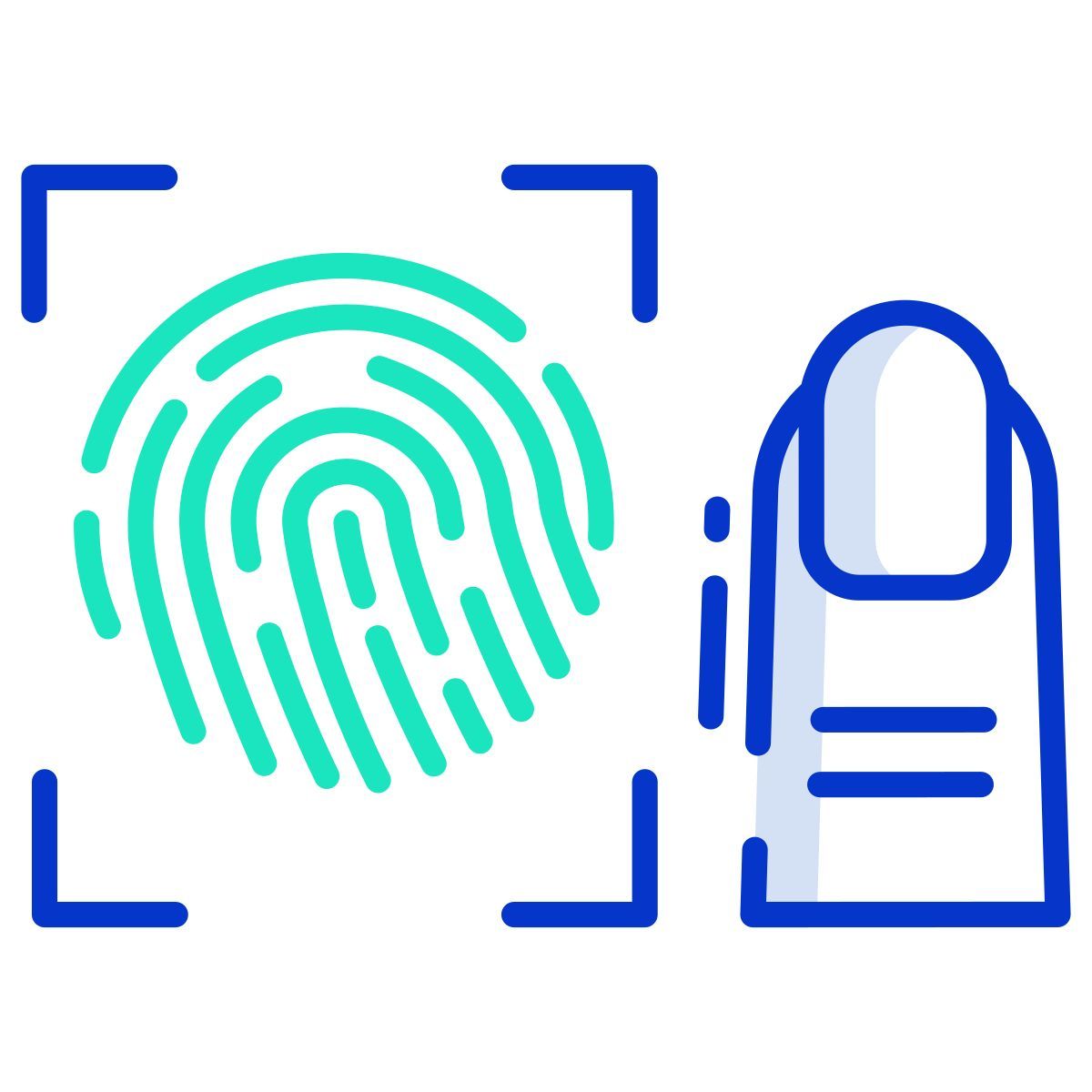 fingerprint scanner icon