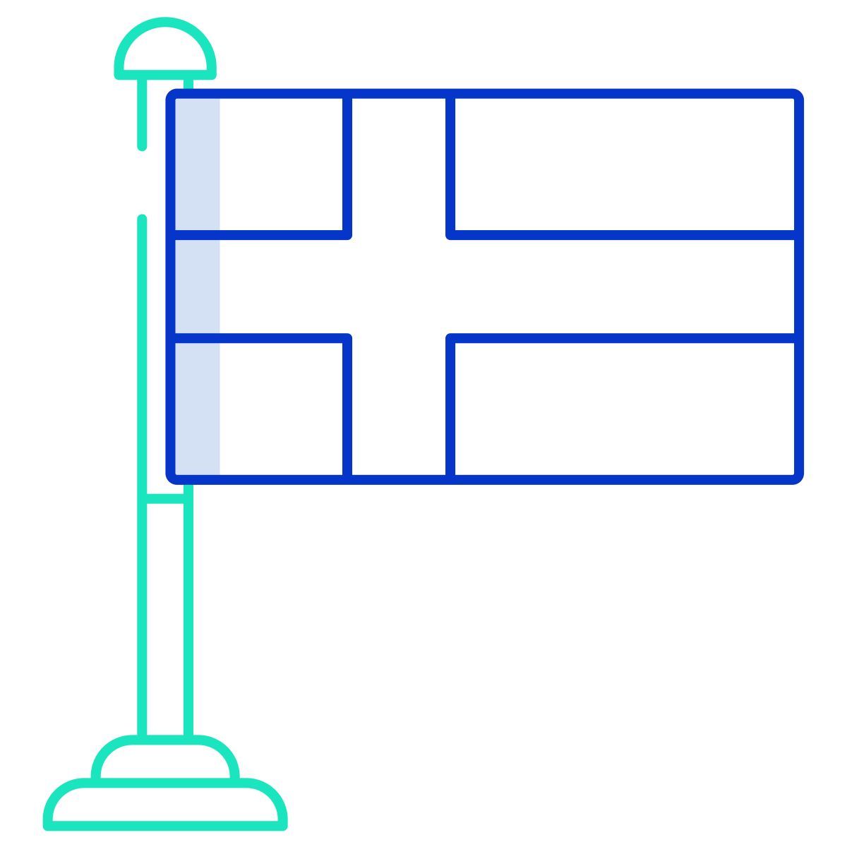drapeau de la finlande icon