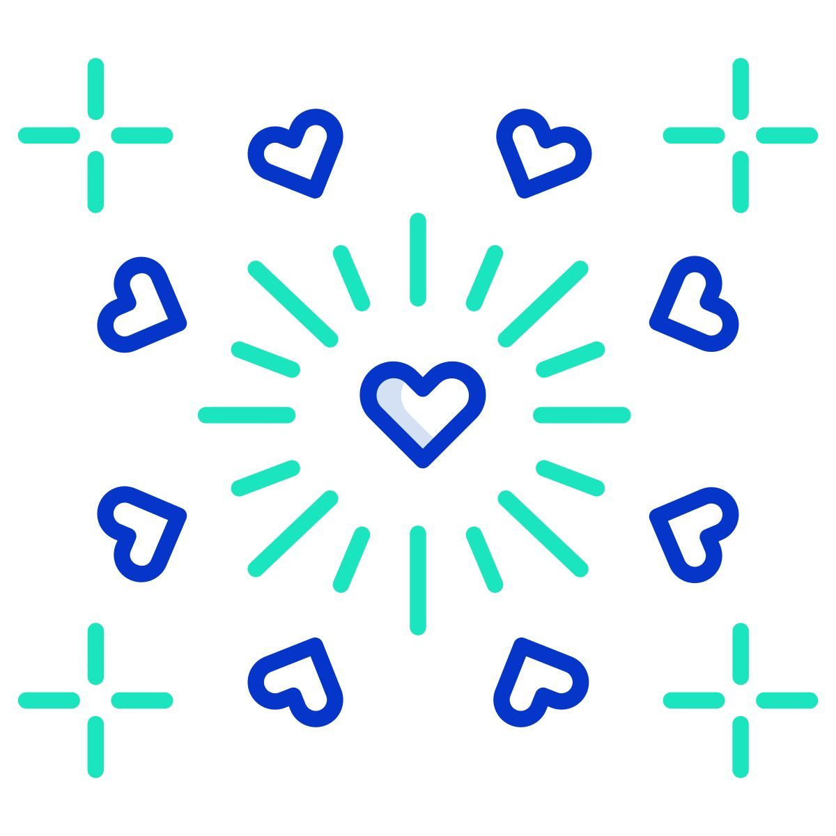 fireworks love icon