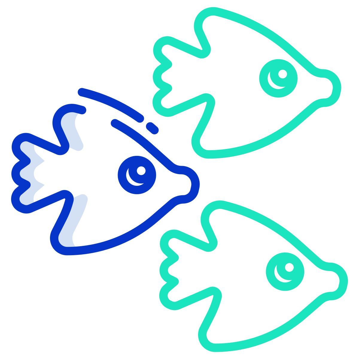 fish gummy candies icon