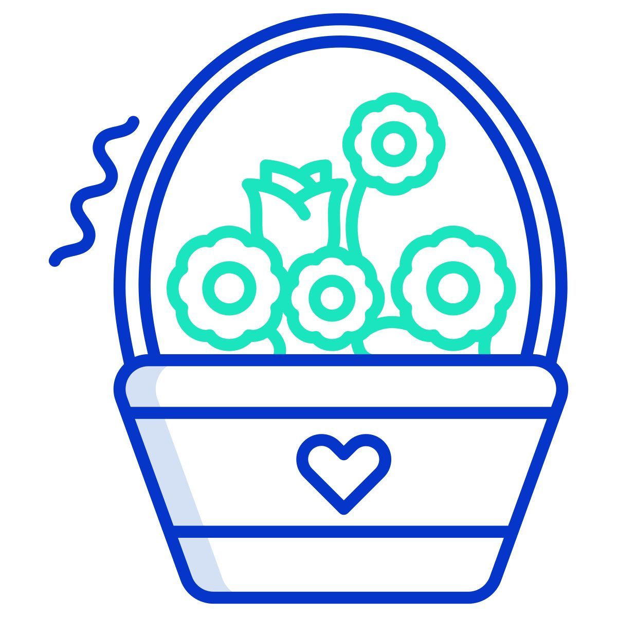 flower basket icon