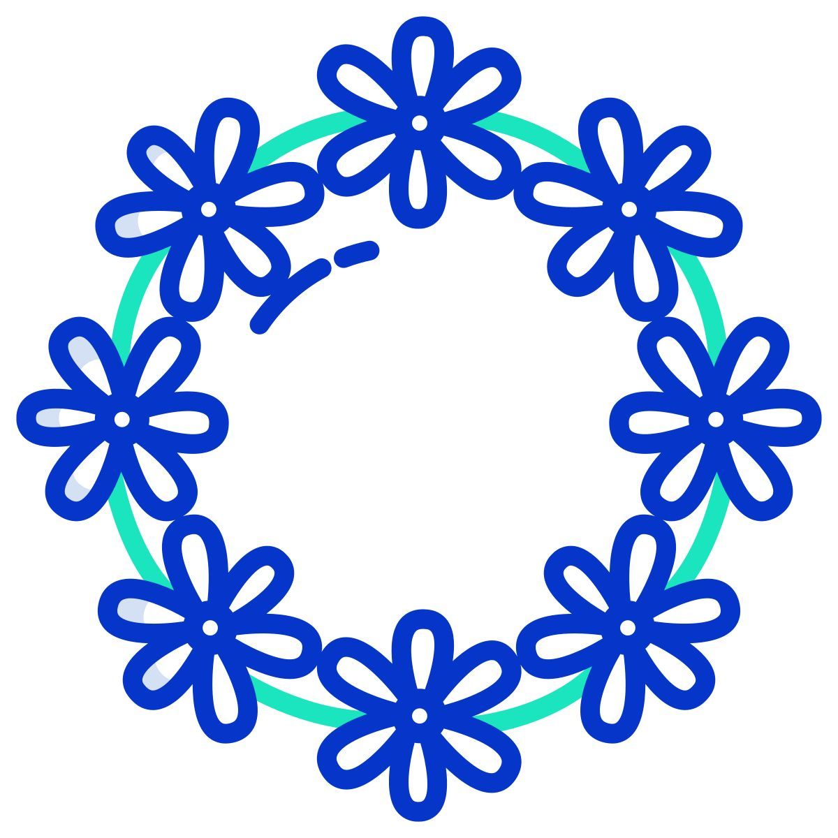flower crown icon