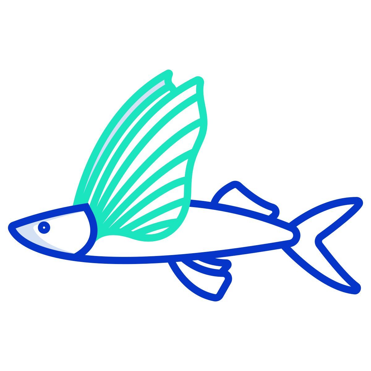 flying fish icon