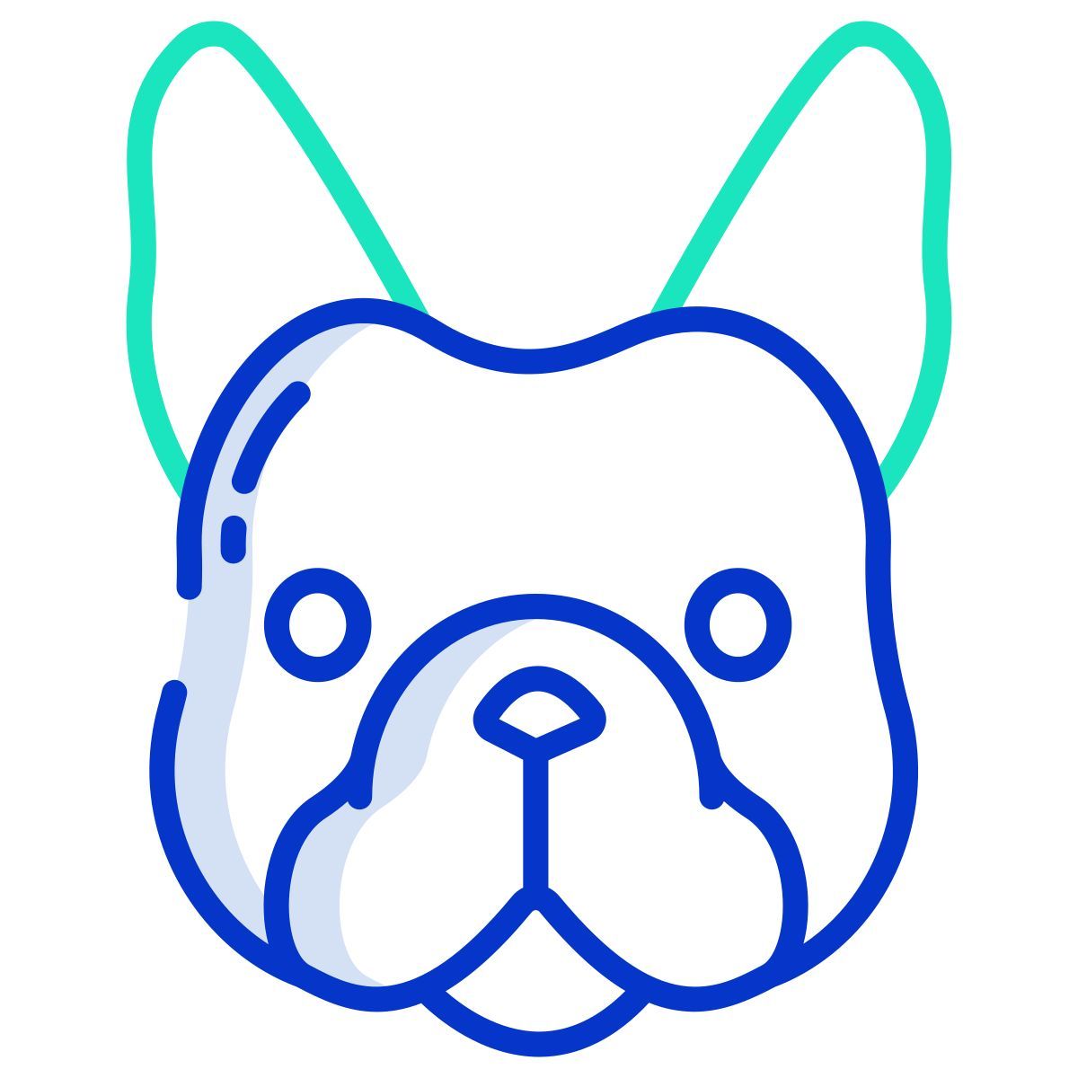 french bulldog icon