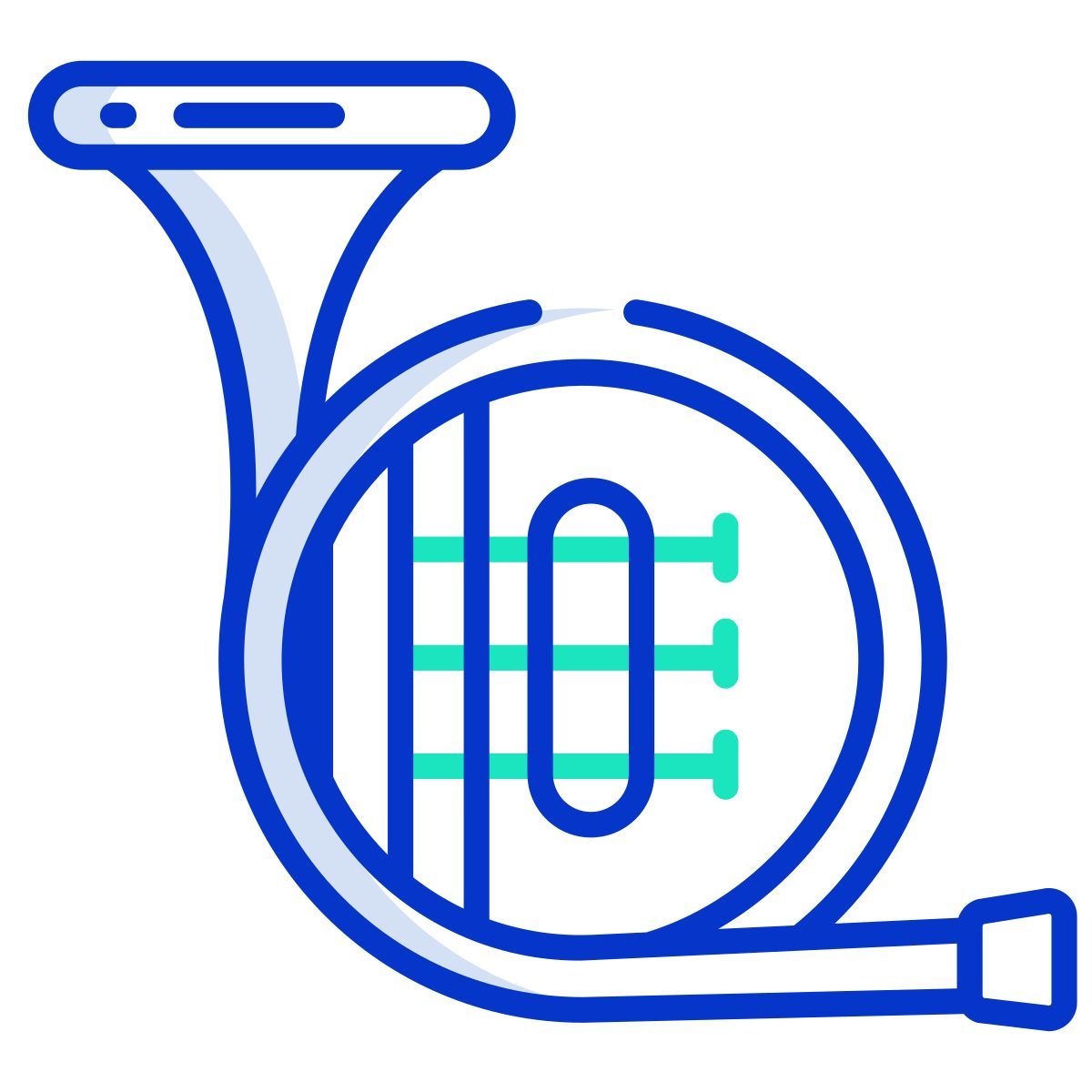 french horn icon