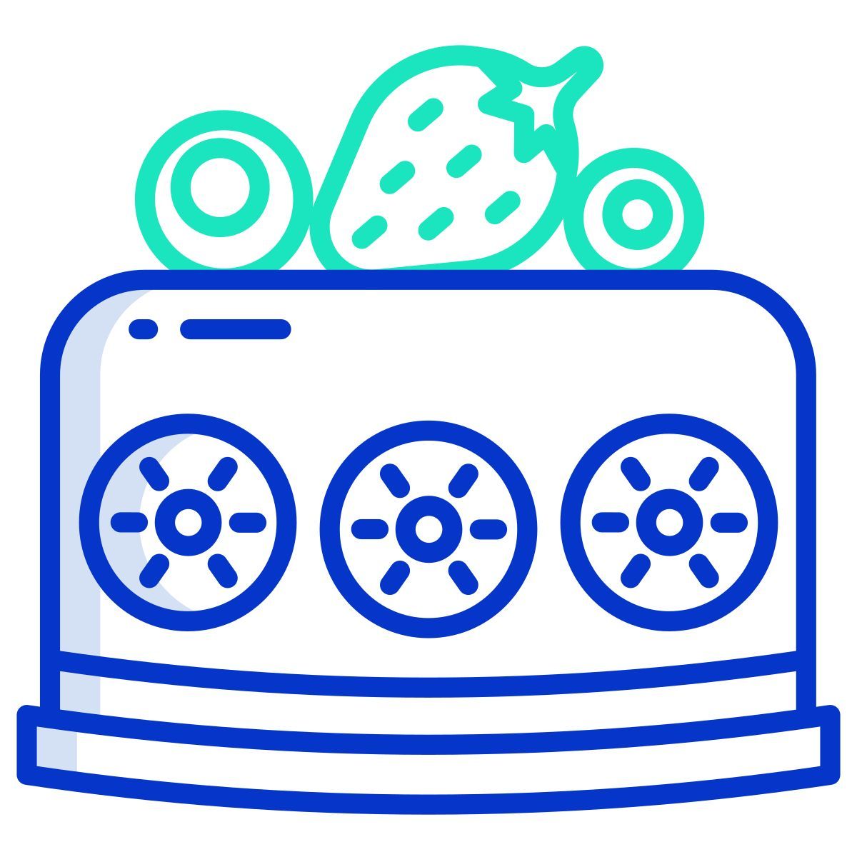 fruit cake icon