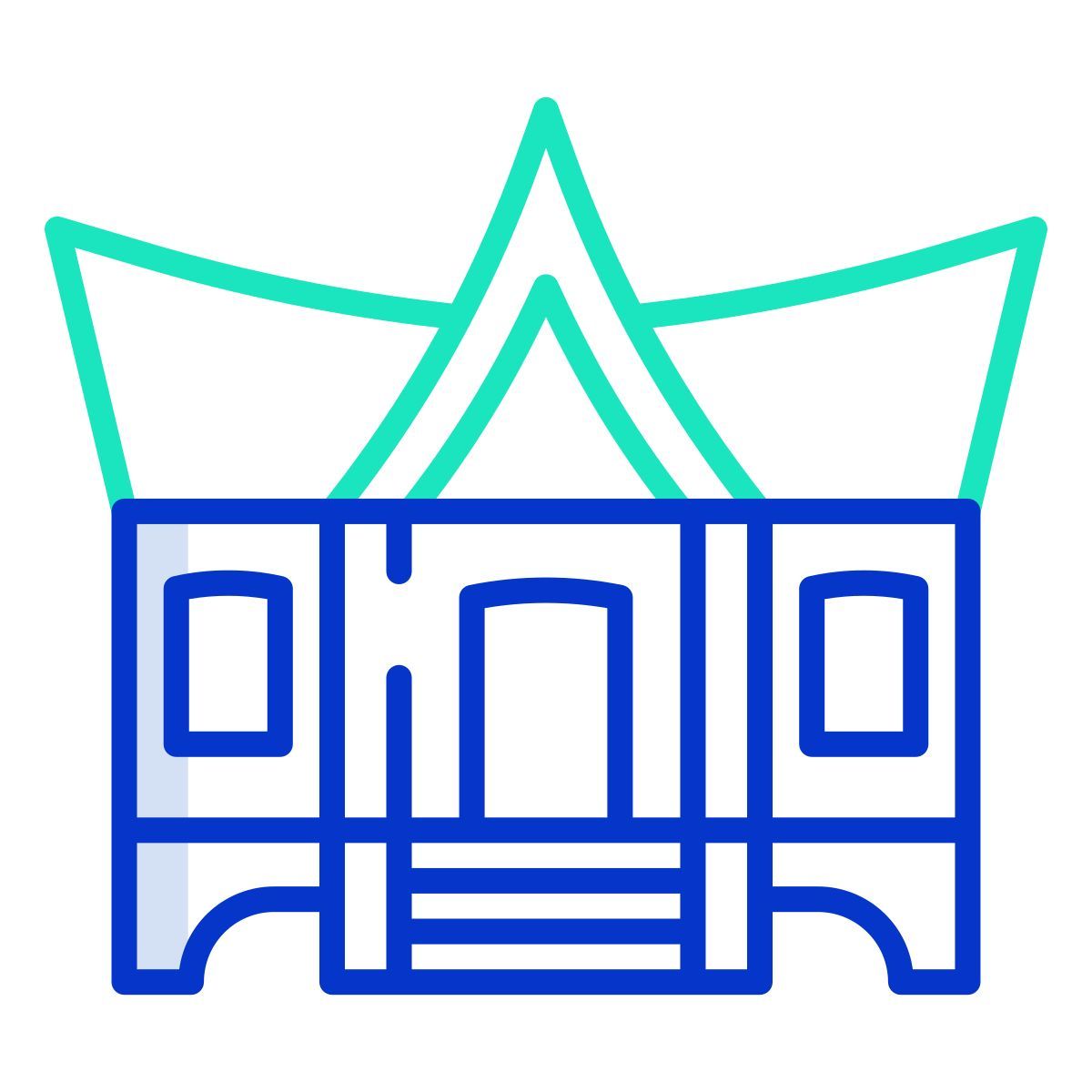 gadang house icon