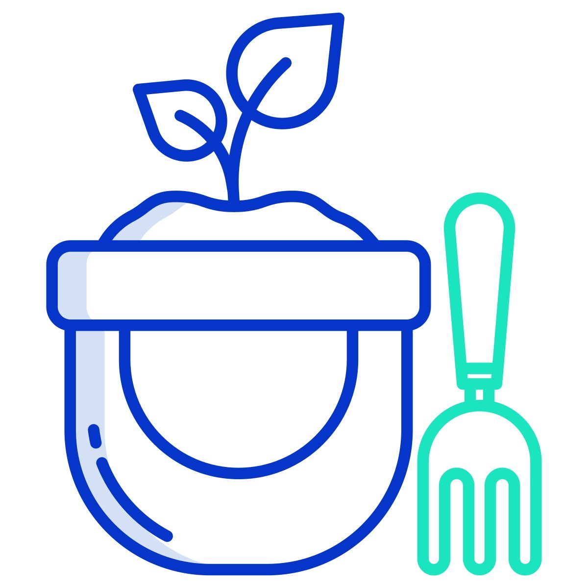 garden kneeler icon