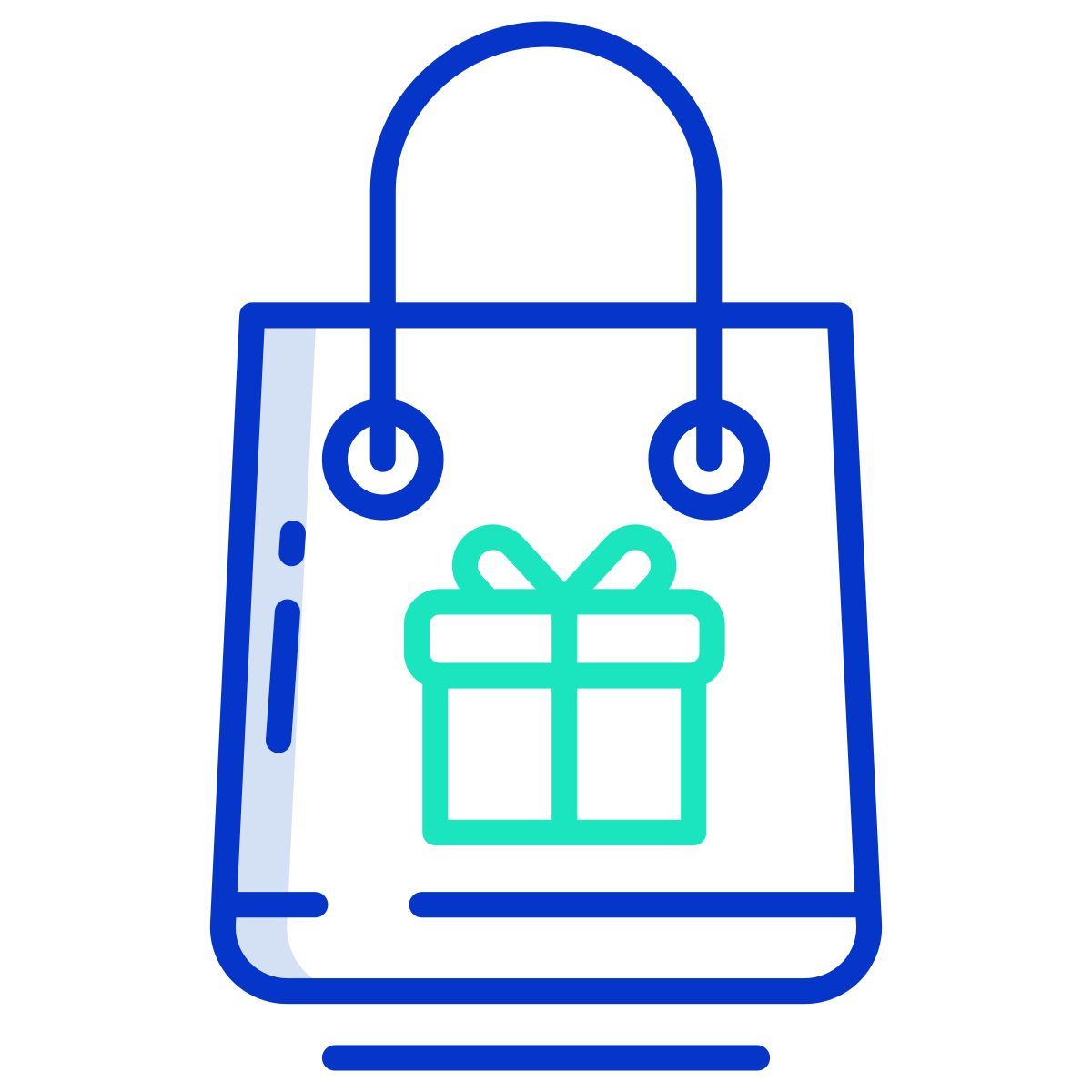 gift shopping bag icon