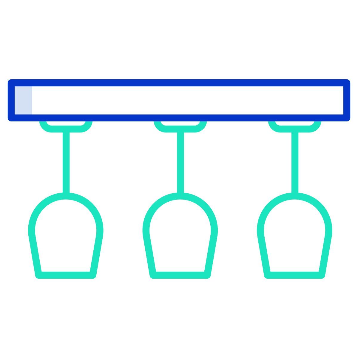 glass holder icon