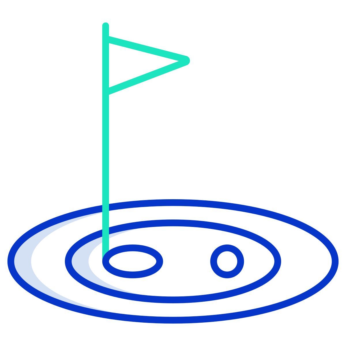 golf stadium icon
