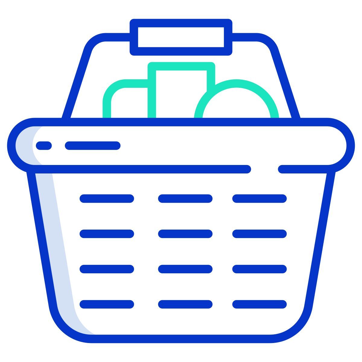 grocery basket icon