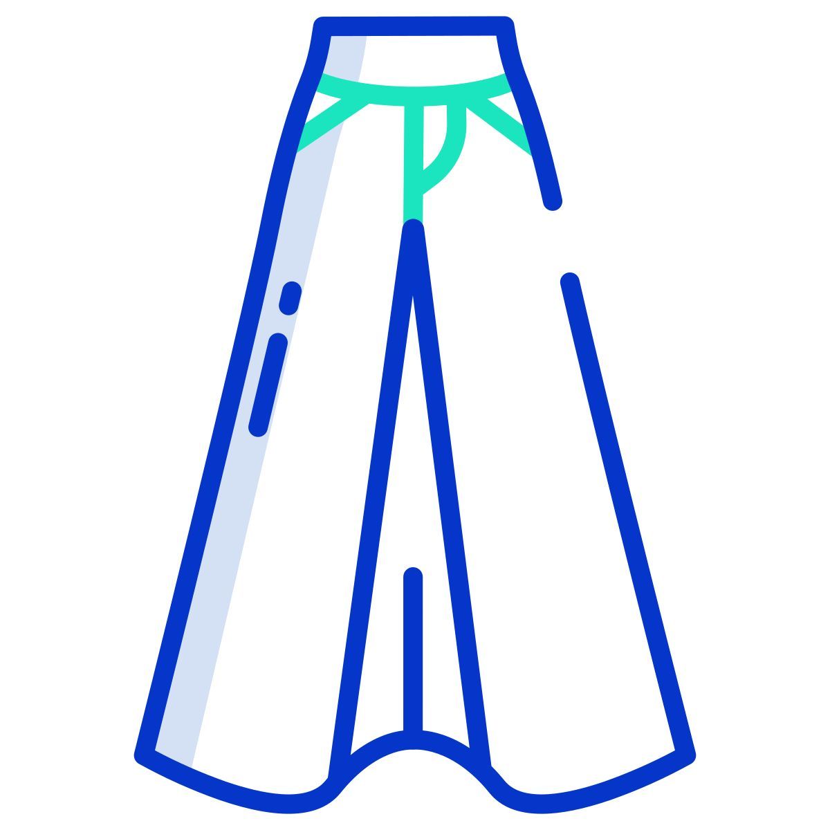 handkerchief skirt icon