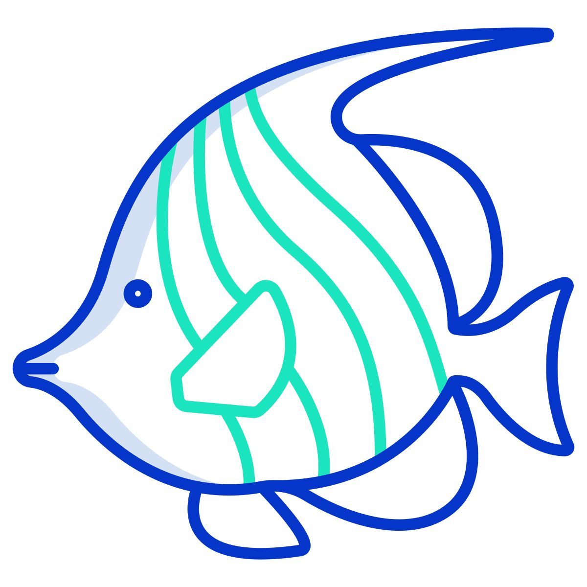 henichous acquimnatus fish icon