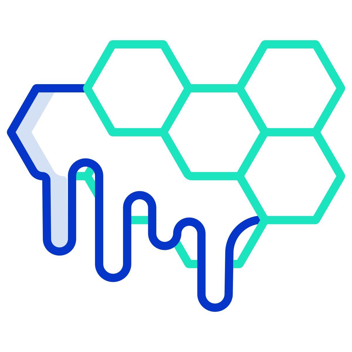 honey comb icon