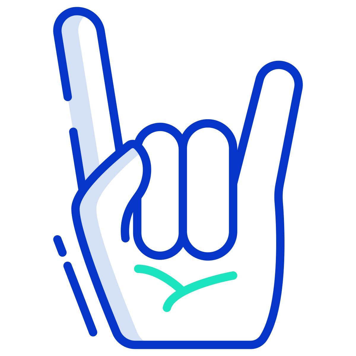 horns up icon