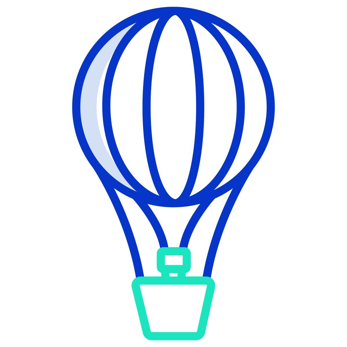 hot air balloon icon