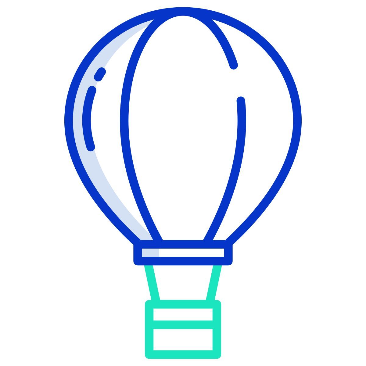 hot air balloon icon