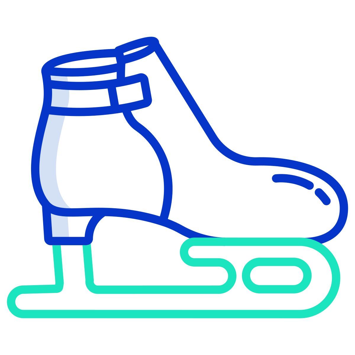 ice skating shoes icon