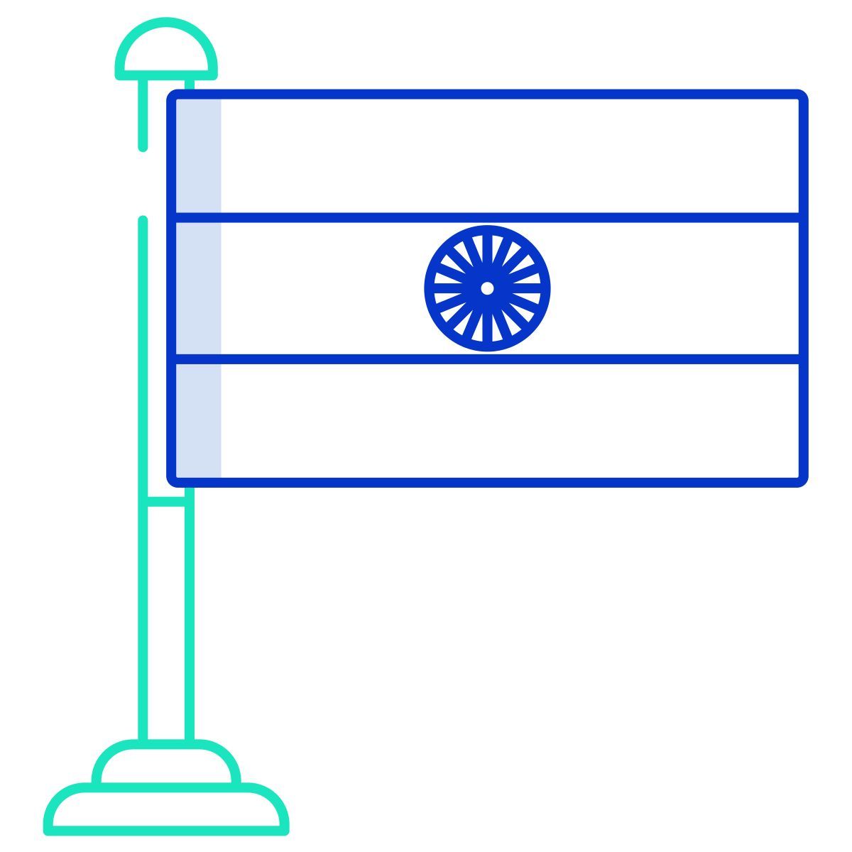 bandiera dell'india icon