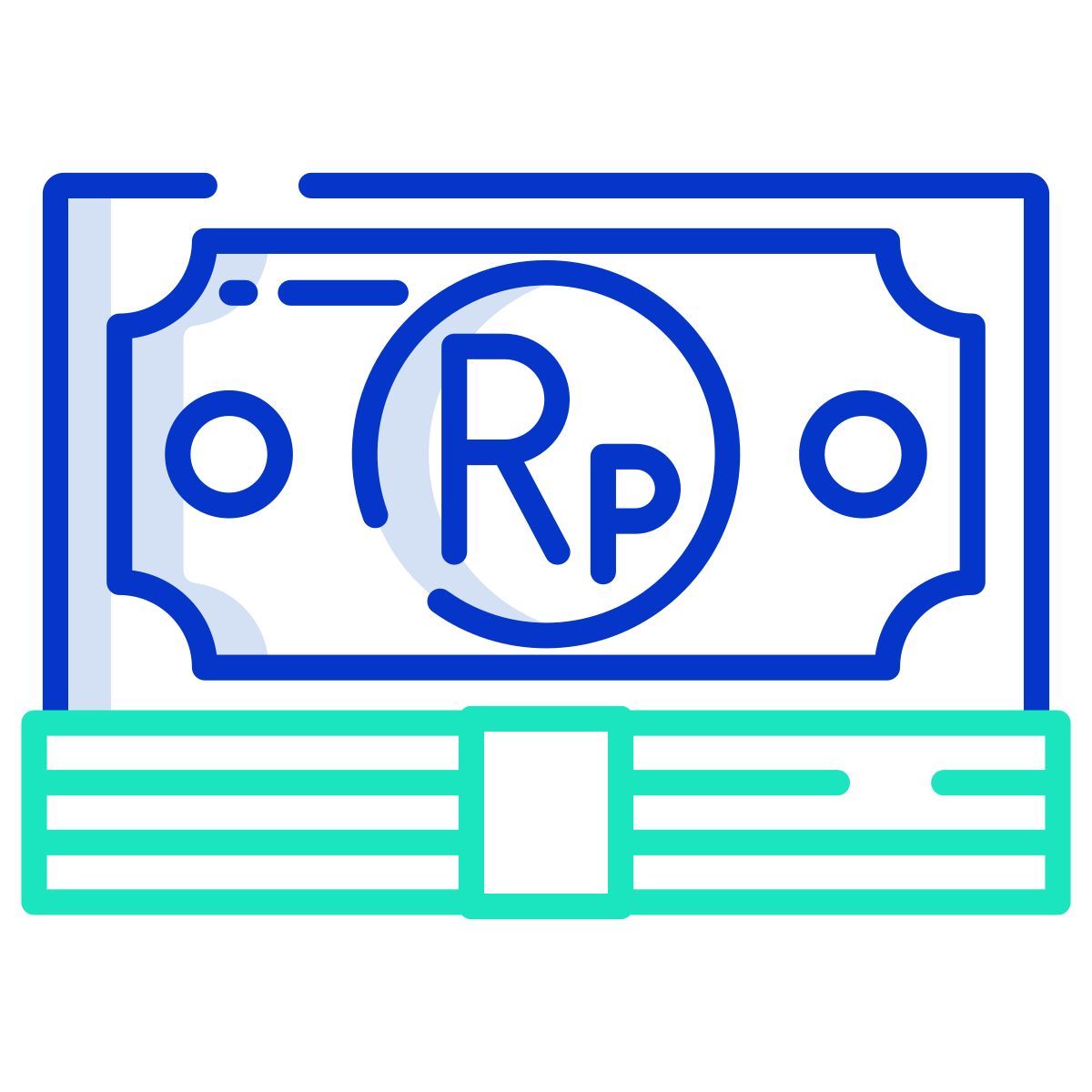 indonesian rupiah icon