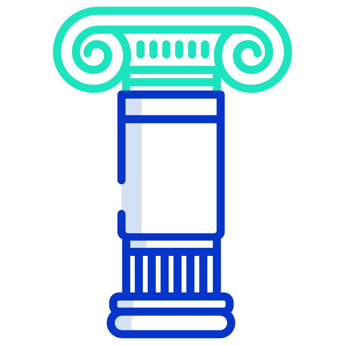ionische säule icon